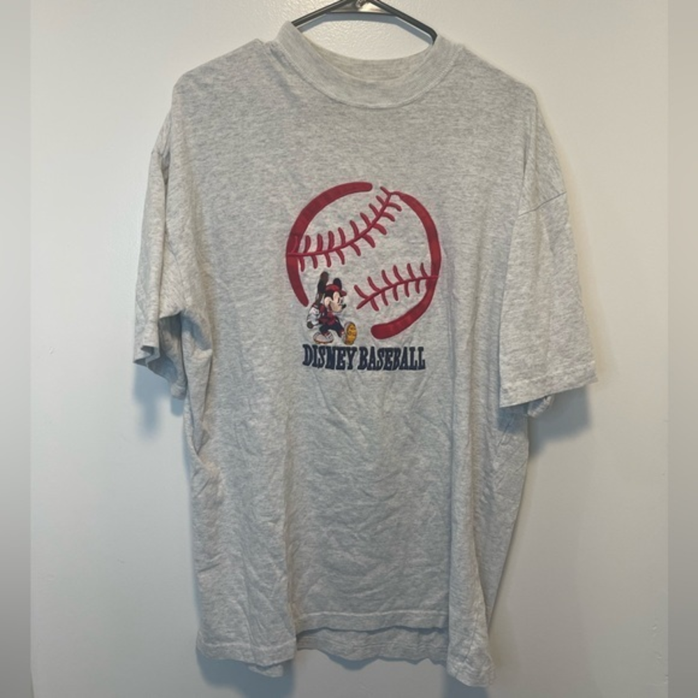 Disney Baseball gray t shirt size XL‎